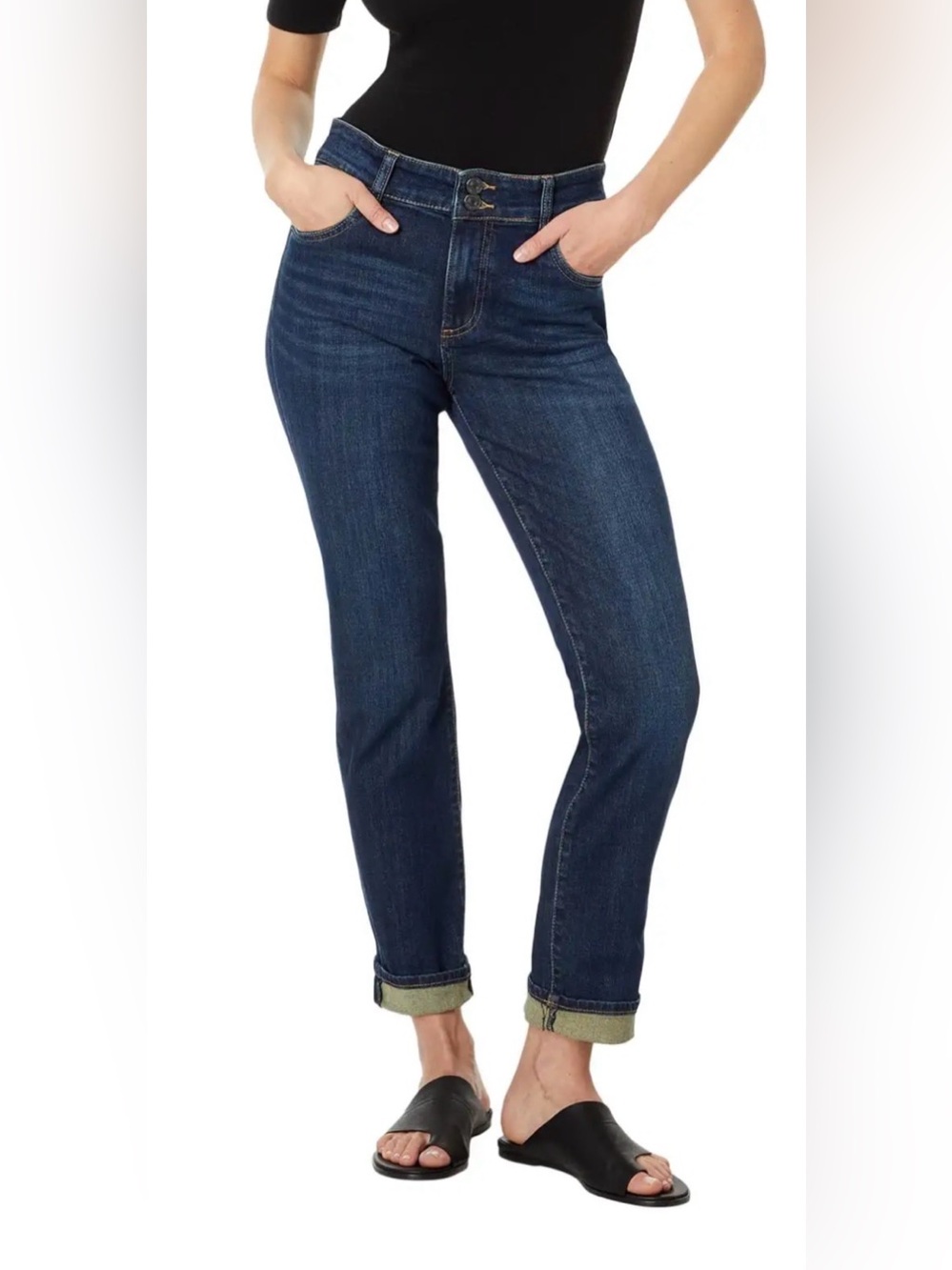 🌸KUT FROM THE KLOTH HIGH RISE STRAIGHT LEG JEANS SIZE 16🌸